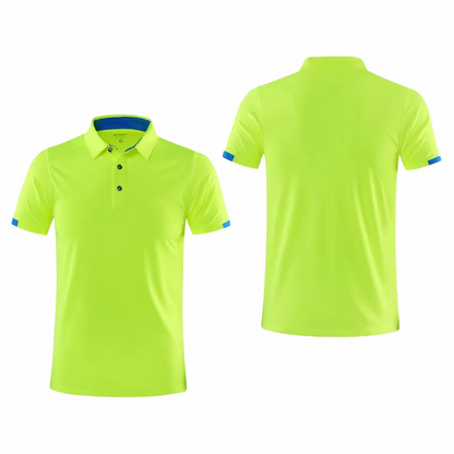 Men's Quick-Dry Polo Shirt – Breathable Golf & Sports Jersey (8 Colors)