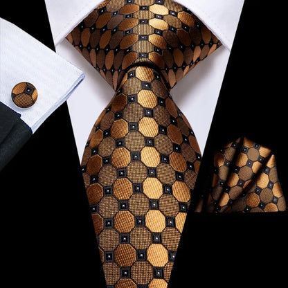 Blue Silk Mens Tie - Formal 100 Silk NeckTie for Weddings and Business