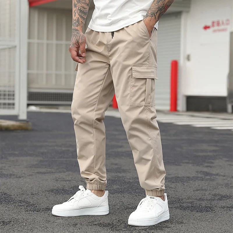 Men's Summer Tactical Cargo Pants Lightweight Casual Trousers  Wear-resisting Multi-pocket Outdoor Hiking Male ﻿