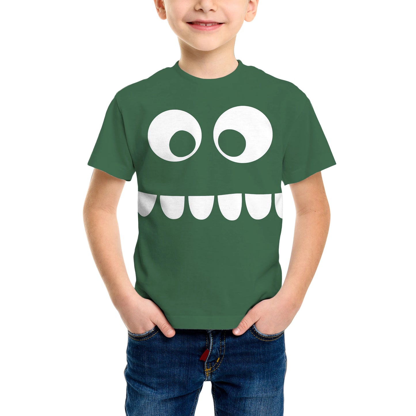 3D Pattern Printing Fashion T-Shirt  Element Printing Summer New Boy Personalized Cool Tops Kids Funny T Shirt