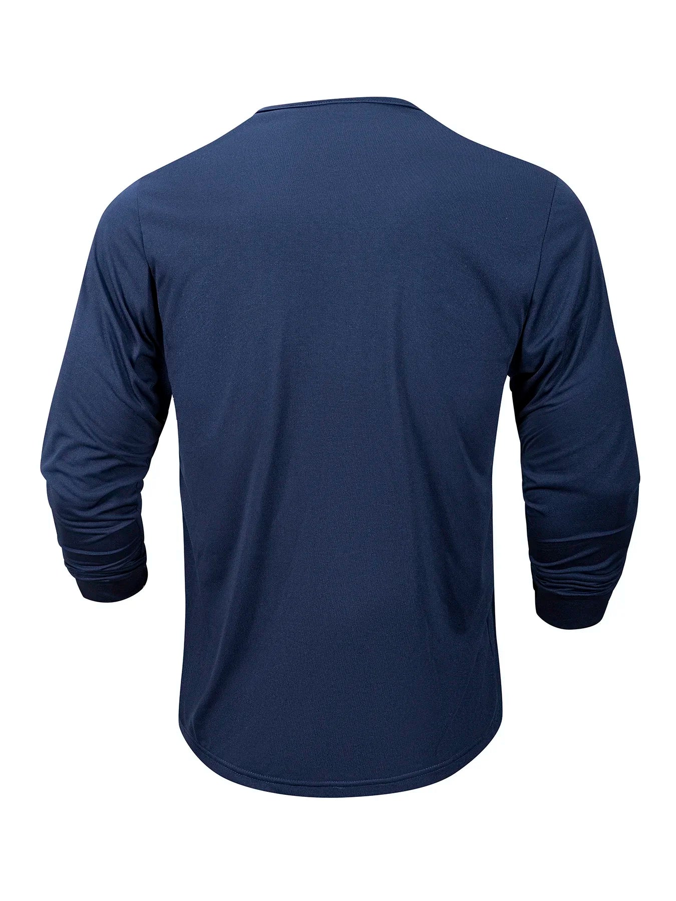 Mens Long Sleeve Henley V-neck Lightweight Long sleeves Casual Cotton Slim Fit Basic Loose Fitness Sports Breathable Top