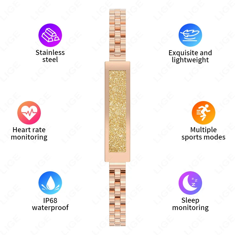 2026 New Smart Watch Pedometer Health Smart Bracelet Women Men Sports Fitness Waterproof Heart Rate Sleep Monitoring Wristbands