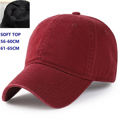 Big Head Man Large Size Mesh Baseball Hats Outdoors Plus Size Sport Caps Dad Oversize Trucker Cap 56-61cm 62-66cm