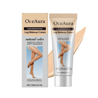 100g Leg Makeup Cream Even Skin Tone Body Foundation Waterproof Long Lasting Body Concealer Cream Natural Color Leg Makeup Fresh