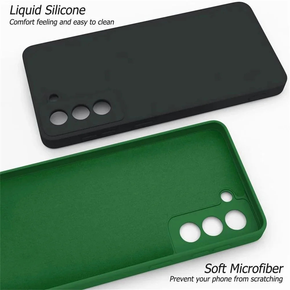 Delicate Liquid Silicone Camera Lens Protector Case For Samsung A17 A16 A56 A36 A15 S23 S24 S25 S26 UItra Plus Funda Coque Cover