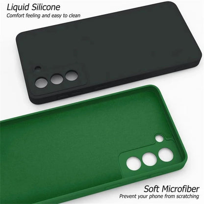 Delicate Liquid Silicone Camera Lens Protector Case For Samsung A17 A16 A56 A36 A15 S23 S24 S25 S26 UItra Plus Funda Coque Cover