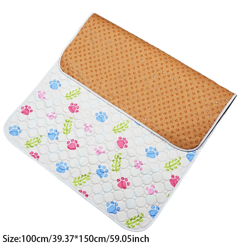 BIAI Winter New non-slip Mat for Pets Waterproof Dog Pee Pad Breathable Cat Mat Washable Pet Diaper Pad High Absorbent Pet Mat