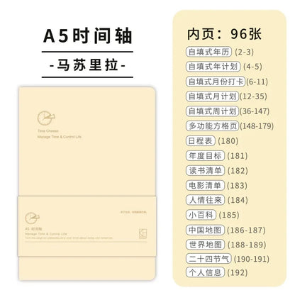 Weekly Planner Notebook - Undated Agenda & Daily Monthly Schedule Book