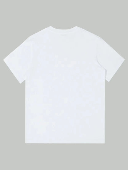 Men's Breathable T-Shirt - Soft Cotton Round Neck Short Sleeve Casual Tee