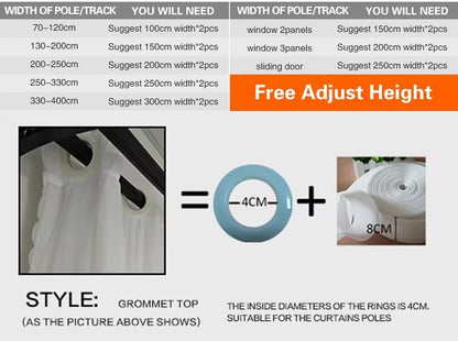 Japanese Linen Curtain – Sheer Breathable Drapes for Bedroom & Living Room Partition