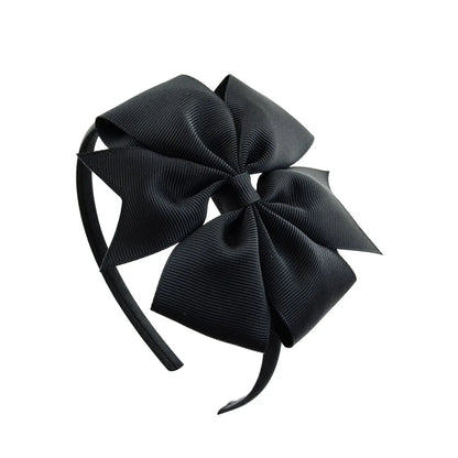Handmade Hair Bows for Baby Girls - Cute Solid Headbands in 20 Colors