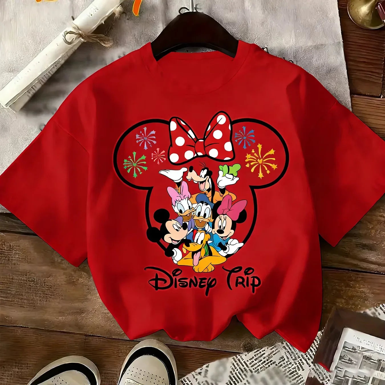 Best-selling Children's Disney Princess Castle 100% Cotton T-shirt - Soft, Comfortable and Cute Top