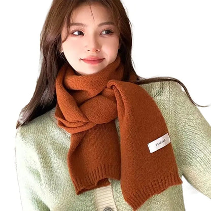 Cashmere Scarf Women – Thick Knitted Warm Scarf, Winter Shawls & Pashmina Wrap