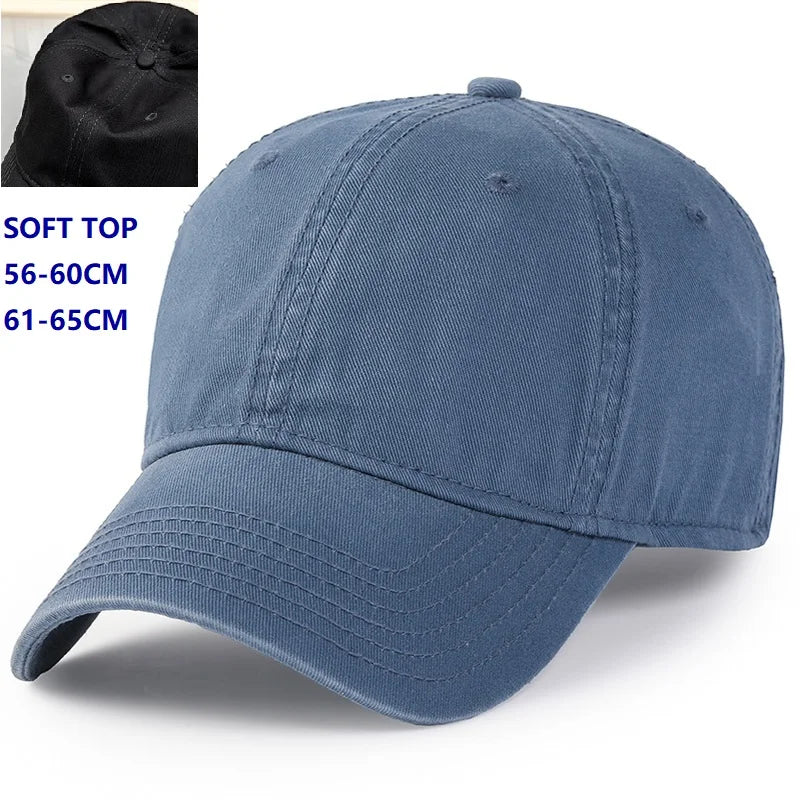 Big Head Man Large Size Mesh Baseball Hats Outdoors Plus Size Sport Caps Dad Oversize Trucker Cap 56-61cm 62-66cm