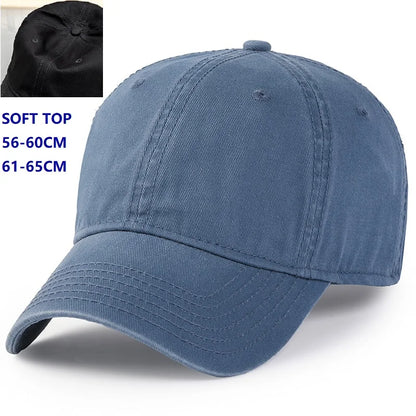 Big Head Man Large Size Mesh Baseball Hats Outdoors Plus Size Sport Caps Dad Oversize Trucker Cap 56-61cm 62-66cm