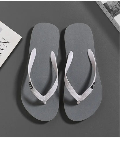 Men's Minimalist Flip Flops  Summer Fashion Outdoor Anti Slip Wear-resistant Sports Sandals with Soft Beach Casual Shoes
