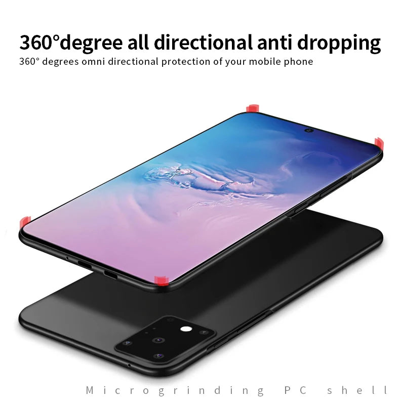 Ultra Thin Frosted Case For Samsung Galaxy S25 S24 S23 S22 S21 S20 S26 Ultra Plus FE Utr Hard Plastic Back Cover Carcasa Funda +