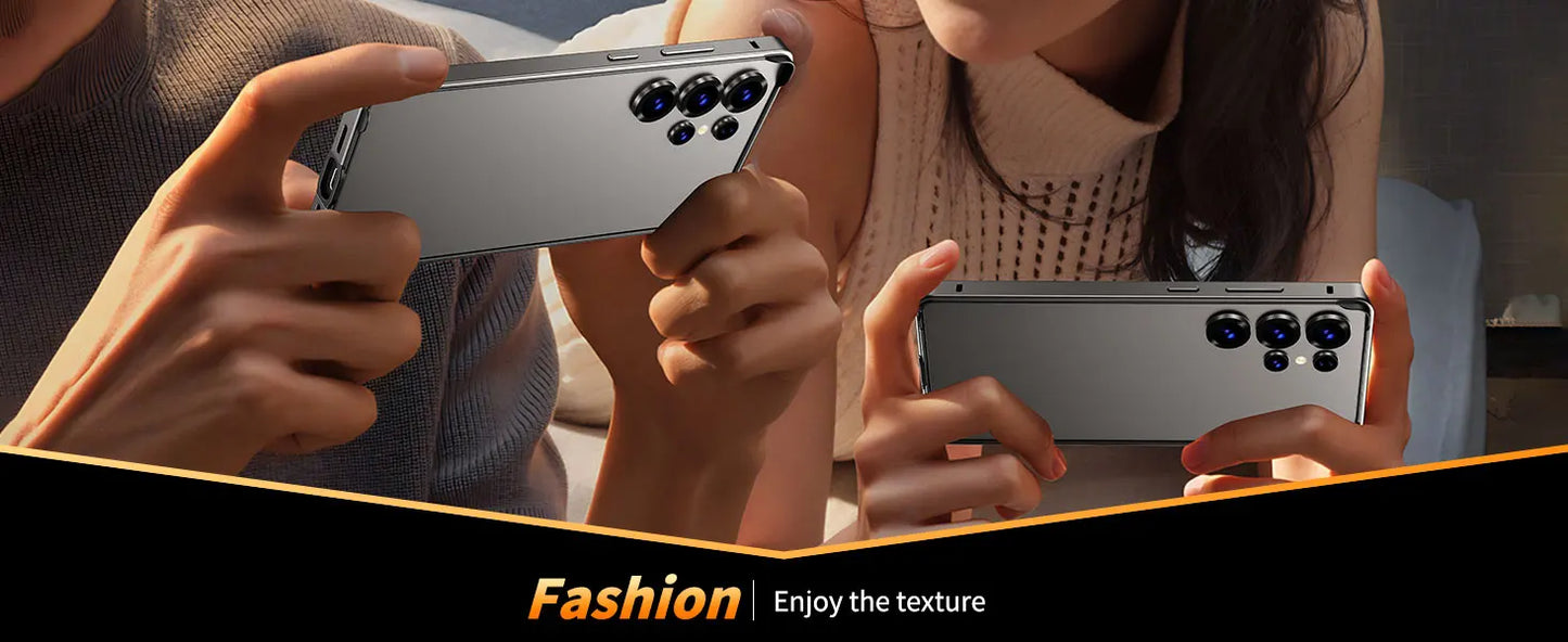 Hybrid Silicone Frame Aluminum Metal Phone Case for Samsung Galaxy S26 S25 Ultra S24 Plus Better Heat Bumper