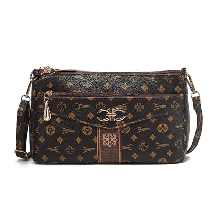Ladies Crossbody Bag – Large Capacity Vintage Shoulder Bag with Coin Pocket