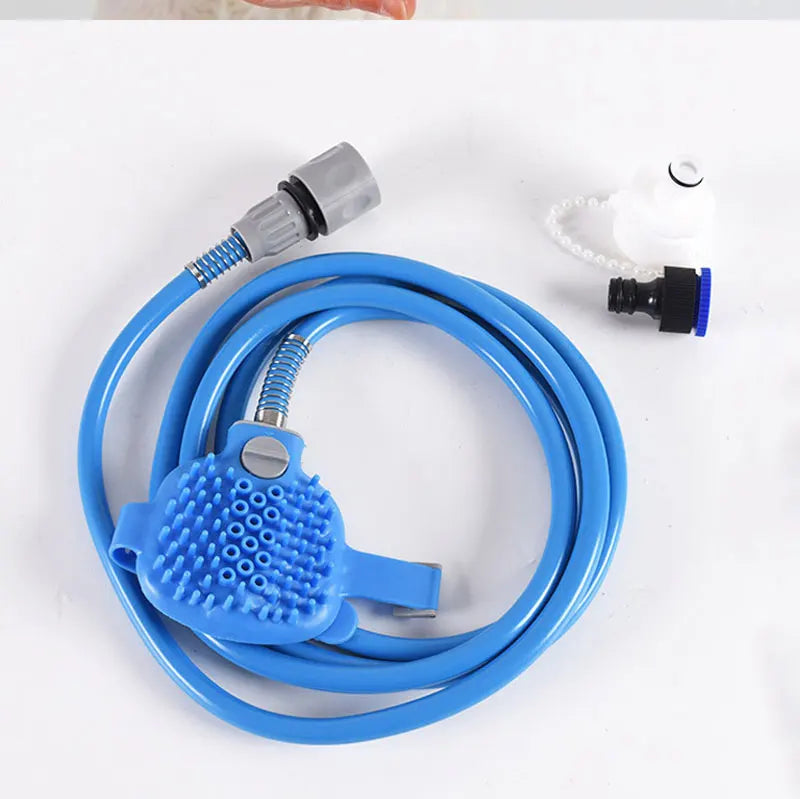 2 IN 1 Pet Bathing Shower Brush Comb Dogs Cats Multifunctional Shower Easy Bathing Garden Sprayer Pets Cleaning Grooming Tools