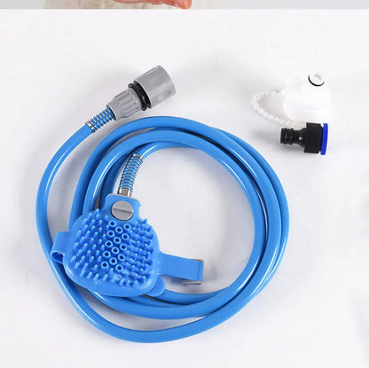 2 IN 1 Pet Bathing Shower Brush Comb Dogs Cats Multifunctional Shower Easy Bathing Garden Sprayer Pets Cleaning Grooming Tools