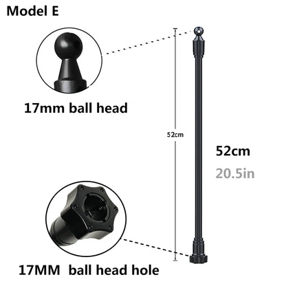 Flexible Arm Monopod Selfie Stick Rod Mount Holder Stands for Mobile Phones for Gopro Hero DJI OSMO Insta 360 Cameras Tripod