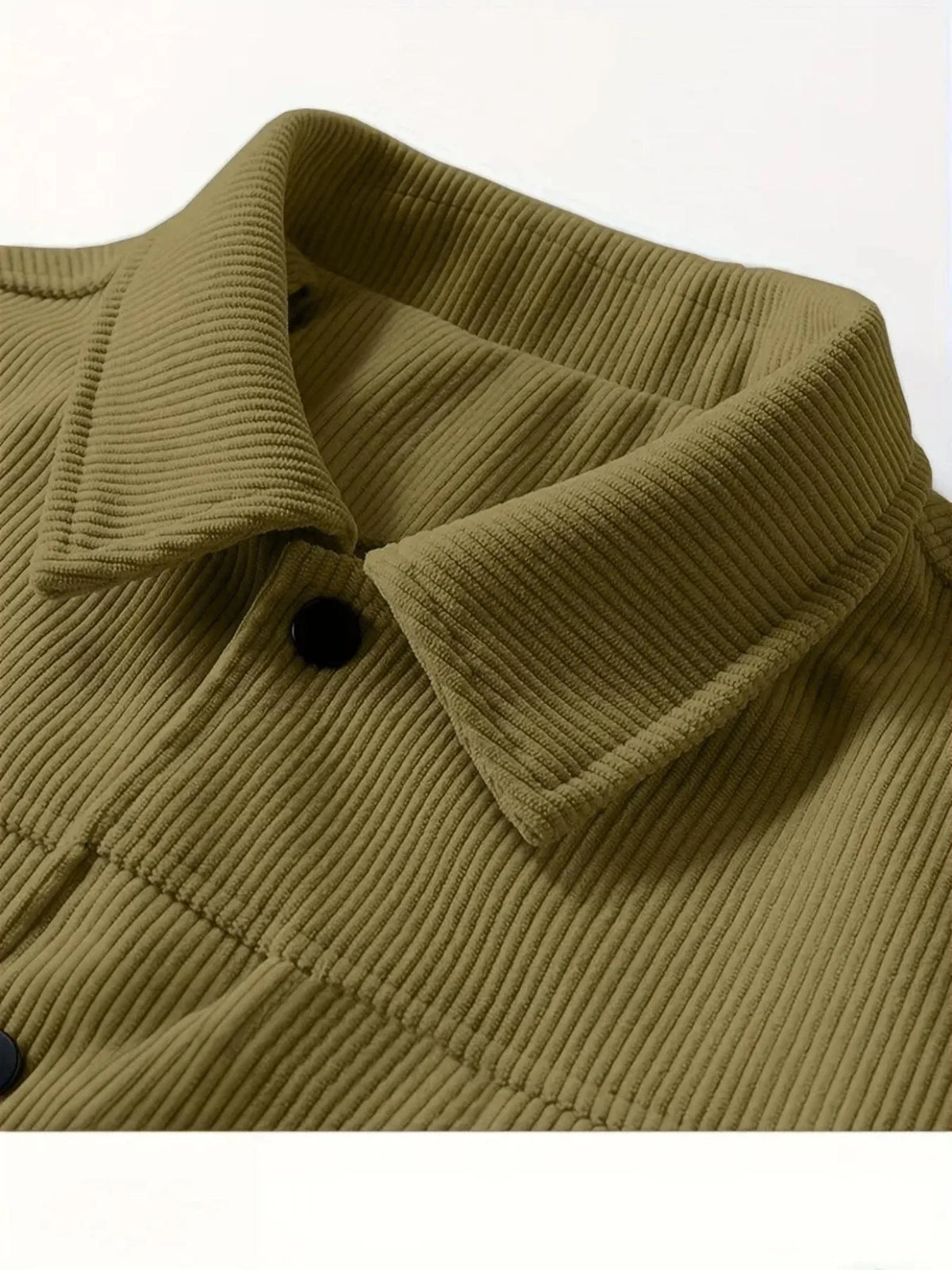 The 2025 New Autumn Corduroy Jacket for Men with a Lapel, Trendy Japanese Style Loose Coat