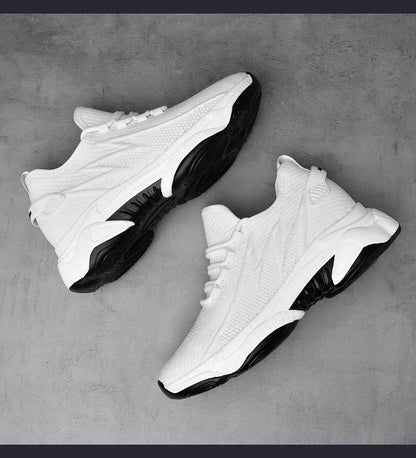 Increasing Men Sneakers Casual Heightening Shoes 8cm Height Increase Shoes for Summer Breathable 6cm Elevator