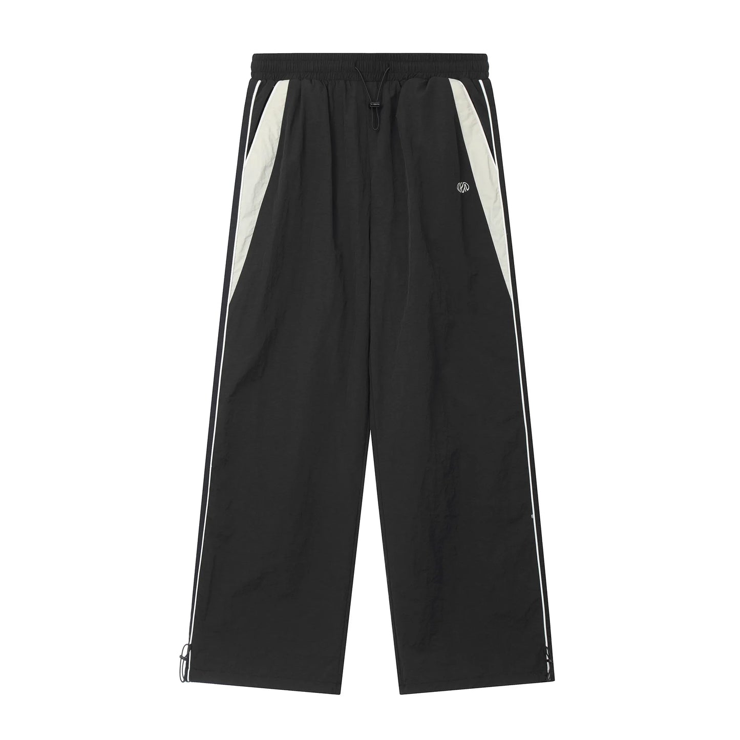 Retro Side Stripe Bowknot Wide Leg Pants Women High Waist Casual Sports Trousers Harajuku Cargo Pants Streetwear Hip Hop Joggers