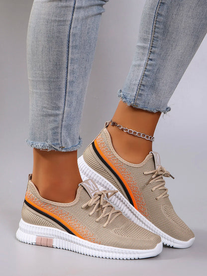 Women's summer breathable mesh flat shoes，women's shoes，casual sneakers shoes, clearance free shipping