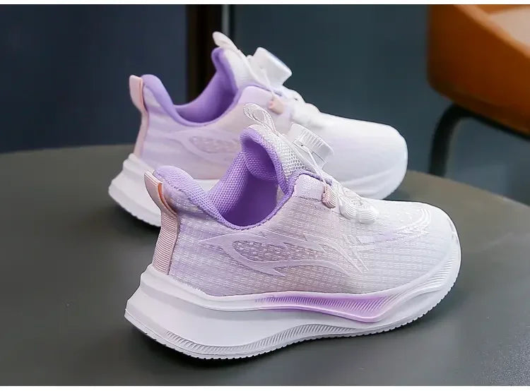 Firm Stitching Kids Mesh Casual Sport Shoes Breathable Raw Material Solid Structure Fitness Outdoor Play Shoes