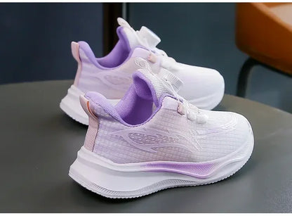 Firm Stitching Kids Mesh Casual Sport Shoes Breathable Raw Material Solid Structure Fitness Outdoor Play Shoes