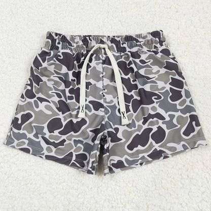 Hot Sale Baby Boys Swim Clothes Camo Ducks Trunks Swimsuits Swimwear Boutique Kids Boys Swim Trunks Fashion Kids Boys Swimsuit