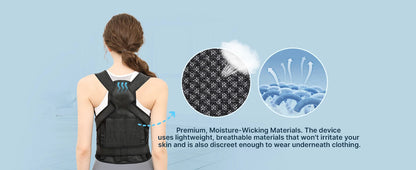 Back Brace and Posture Corrector for Women Men, Adjustable & Lightweight - Scoliosis & Hunchback Correction, Relief Back Pain