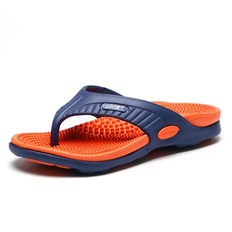 MAEDEF Flip Flops for Men Summer Breathable Beach Shoes Sandals Mens Luxury Flip Flops Breathable Plus Big Size Men Slippers 47