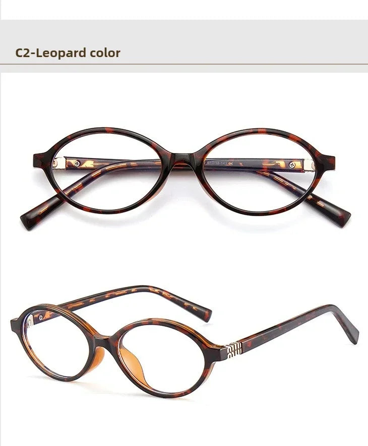 Oval Reading Glasses - Classic Oval Frames With Photochromic Lenses For Women Small Frames