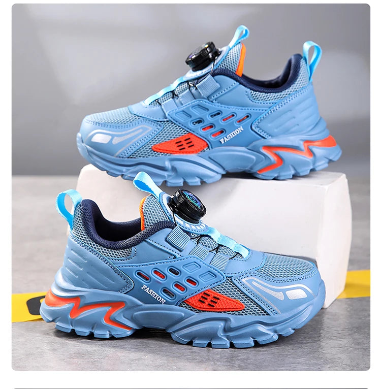 Children Athletic Sneakers Summer Breathable Lightweight Outdoor Running Shoes Non-slip Tennis for Boys Kids Sports Size 28-39