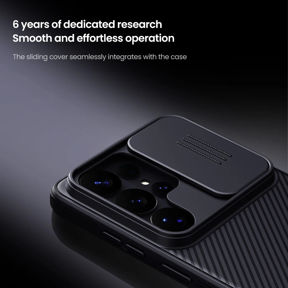 Nillkin for Samsung Galaxy S26 Ultra S26+ S26 Plus S25 Ultra S24 Ultra CamShield Pro Case with Slide Camera Cover Protector