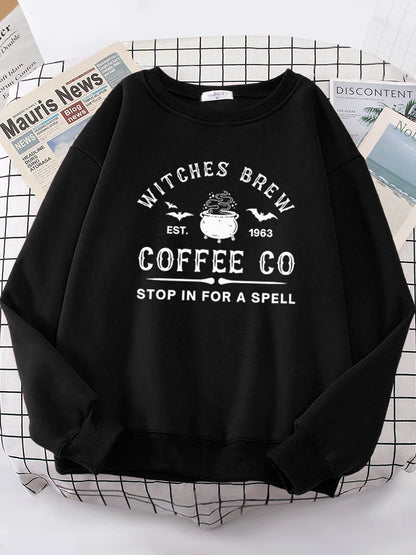 Simple autumn women's hoodie, casual fleece long sleeved warm full set women's pullover