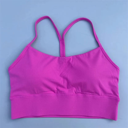 Women Fitness Sports Bra – Y-Line Straps High Strength Breathable Gym Top