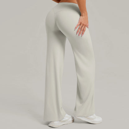 Women Yoga Pants – Soft Stretchy Fabric Full Length Leggings With Elastic Waist