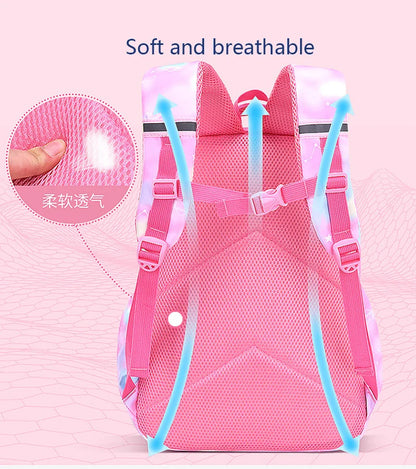Kawaii Pink Girls Backpack - Cute Waterproof School Bag for Kids and Teens - ZOOMNSTORE