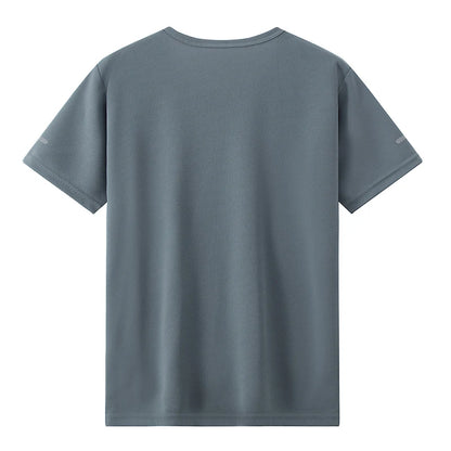1/4piece Spring/Summer Youth Plus Size 13-16 Years Old Quick Drying Sports Short Sleeved T-shirt Versatile Top For Boys And Girl