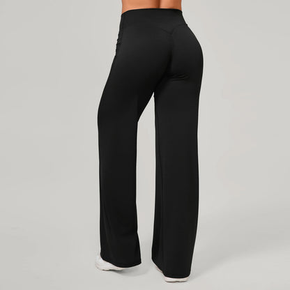 Women Yoga Pants – Soft Stretchy Fabric Full Length Leggings With Elastic Waist