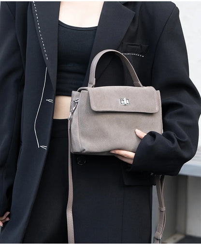 Genuine Leather Crossbody - Women's Soft Leather Messenger Bag With Zipper Closure