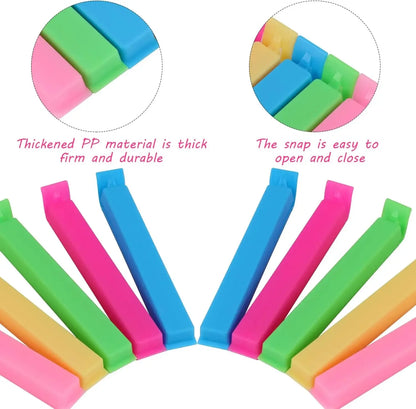 Food Bag Sealing Clips – Portable Reusable Clamp Set (5/10pc)