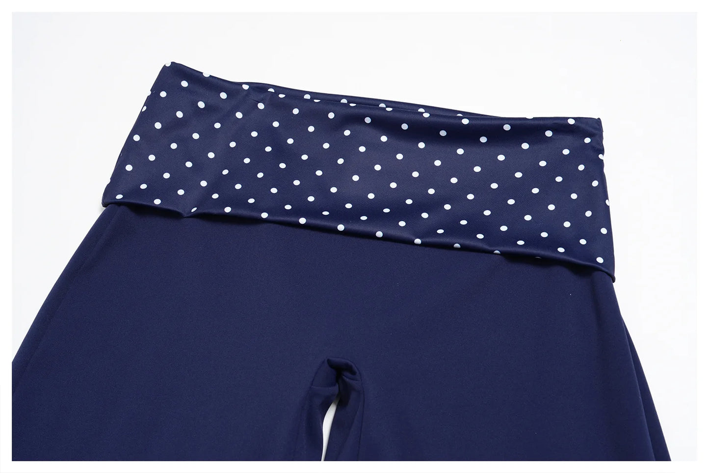 Women's Wide Leg Yoga Pants Breathable Sports Fitness Bell-bottoms High Waist Striped Yoga Pants Polka Dot Workout Flared Pants