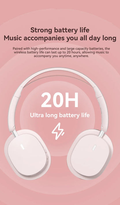 2026 New Foldable Headset Wireless Bluetooth Earbuds Head Mounted Noise Cancelling Earphones Sports with Mic Music Headphones