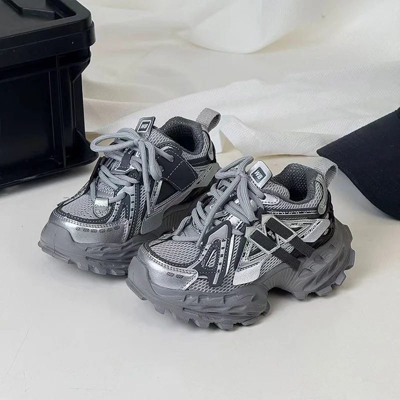 Children's Sports Shoes – Kids Running Shoes With Soft Sole & Lace-Up Design
