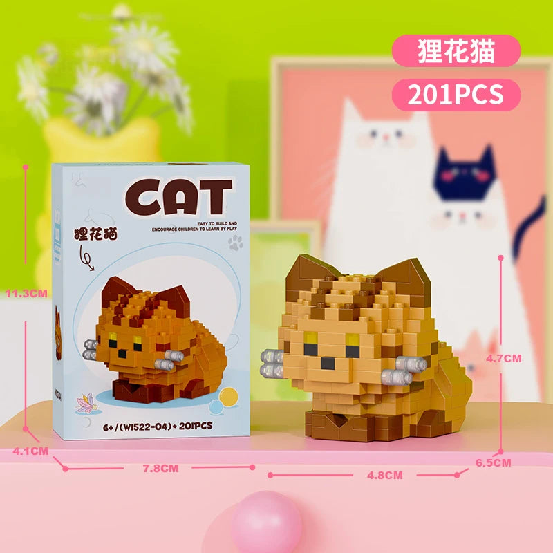 Micro Building Blocks - Creative Animal Brick Set | DIY Mini Construction Toys Kit